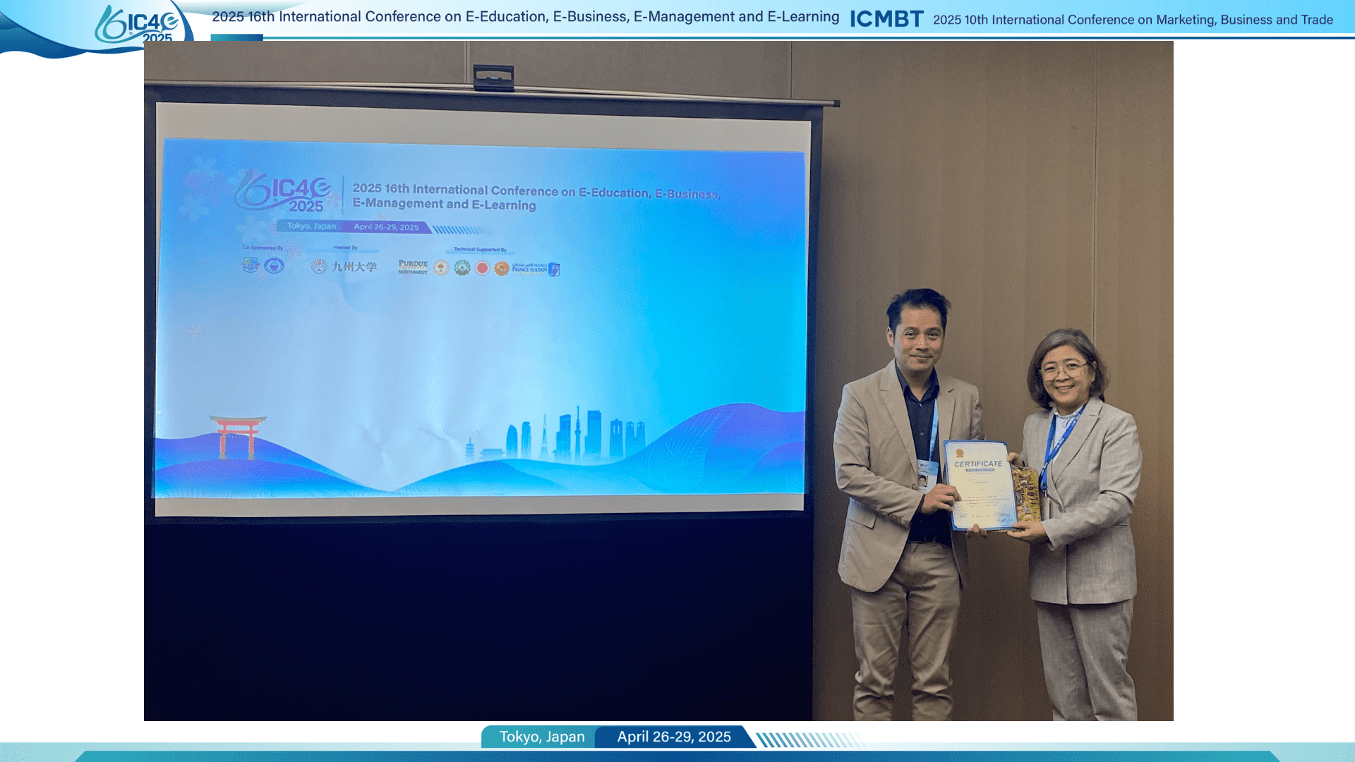 Best Presentation Award Winner - Onsite Session 18